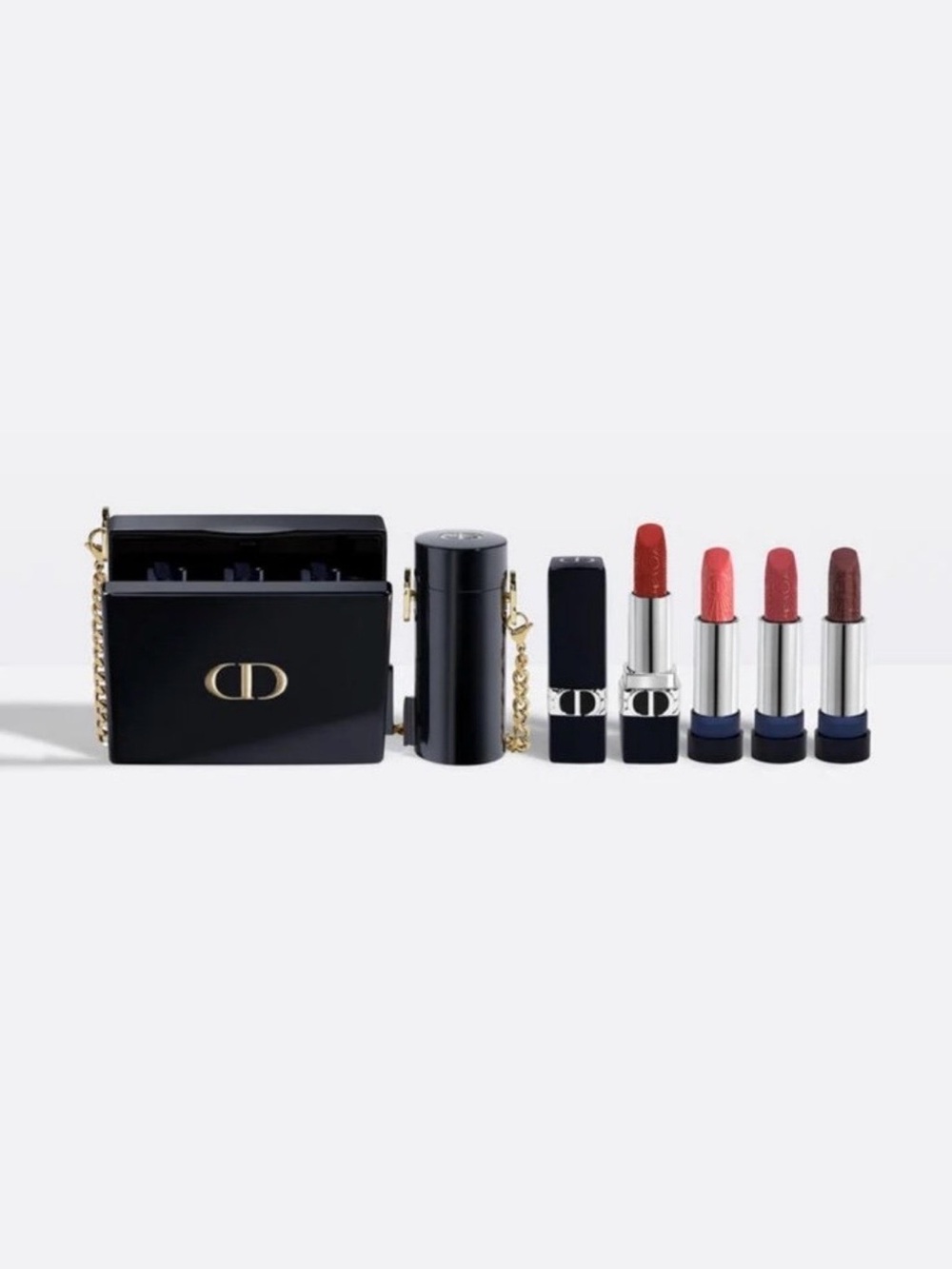✨Dior Rouge MINAUDIÈRE Lipstick Set with Case Limited edition✨